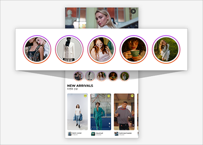 숏폼을 눌러보고 싶게 만드는 위젯