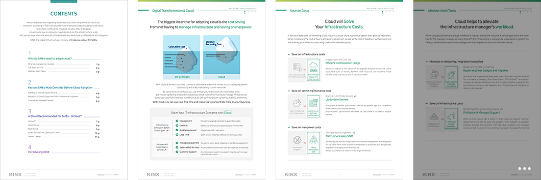 IXcloud™, A cloud for SMEs Brochure